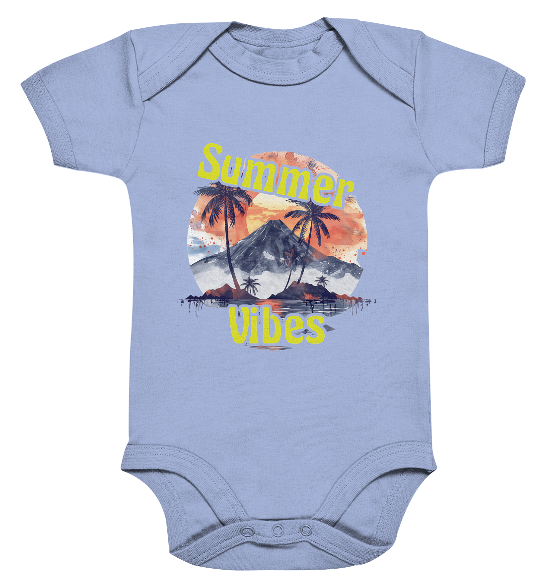 Sommer Shirt - Summer Vibes  - Organic Baby Bodysuite