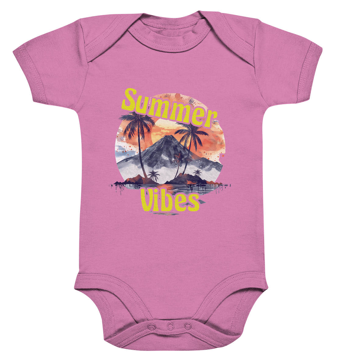 Sommer Shirt - Summer Vibes  - Organic Baby Bodysuite