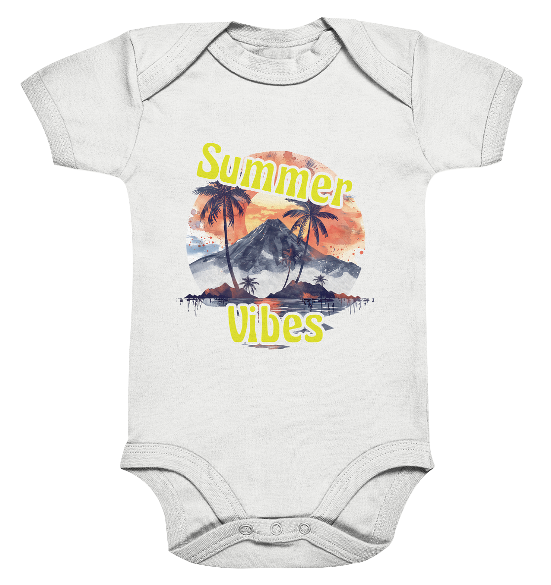 Sommer Shirt - Summer Vibes  - Organic Baby Bodysuite