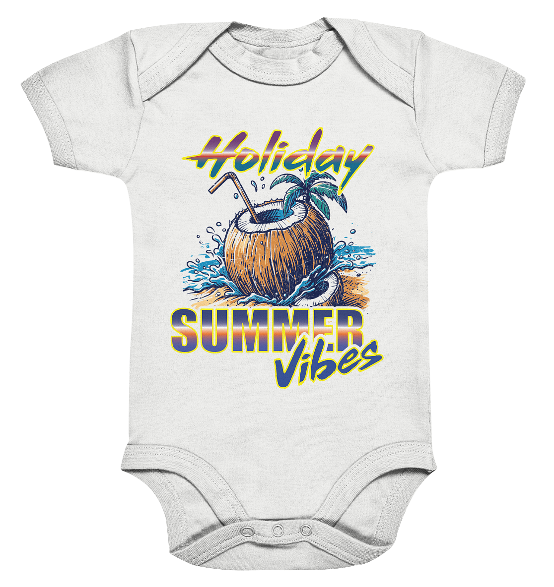 Urlaubs T-Shirt Holiday - Organic Baby Bodysuite