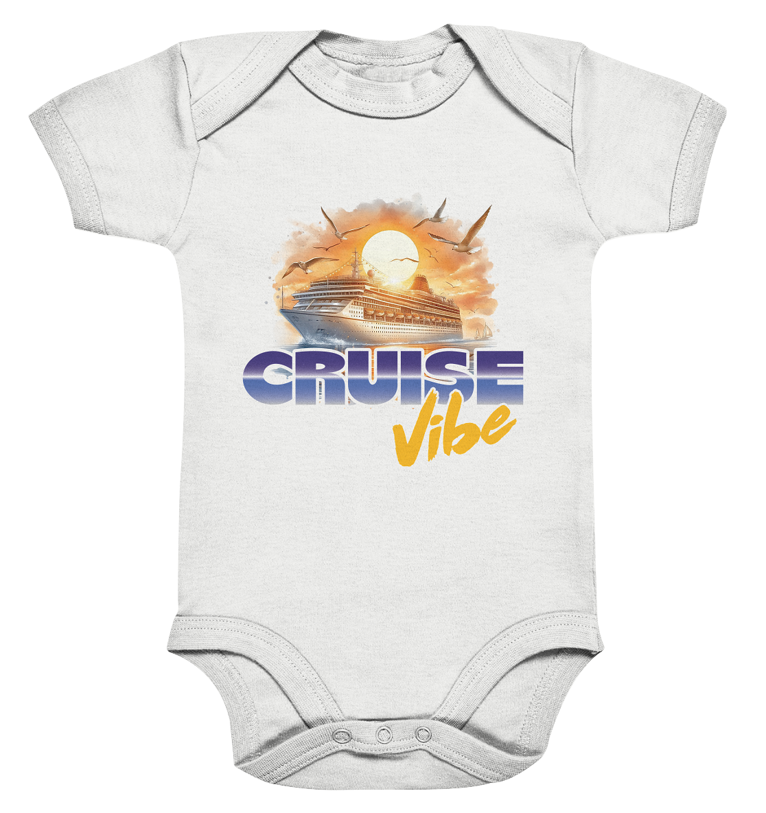 T-Shirt Kreuzfahrt Stimmung - Organic Baby Bodysuite