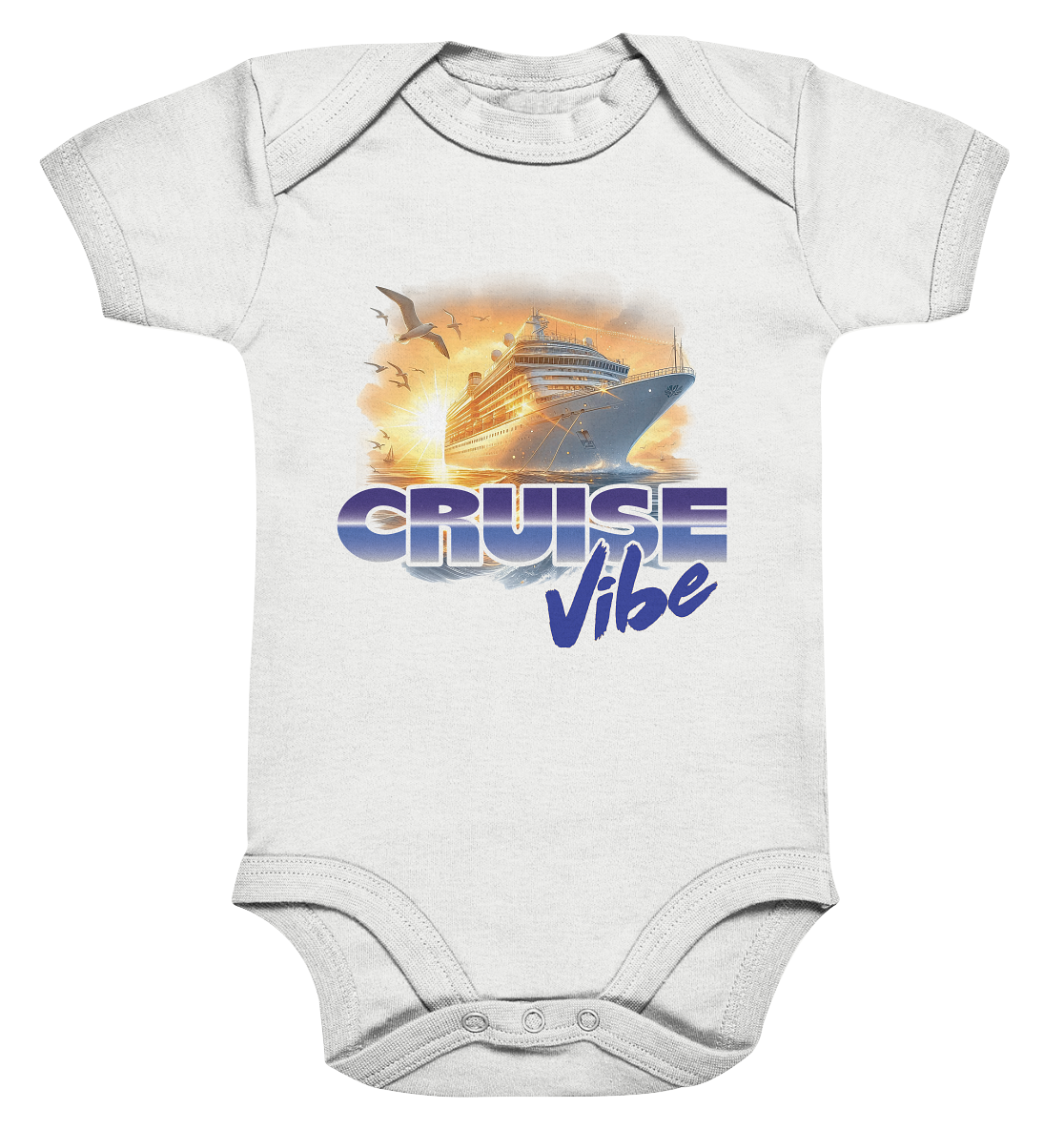 T-Shirt Cruise Vibe - Organic Baby Bodysuite