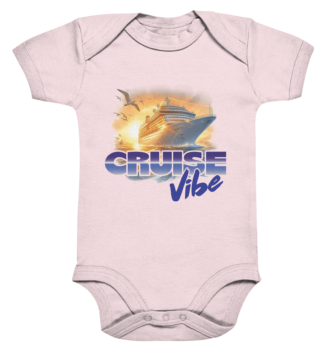 T-Shirt Cruise Vibe - Organic Baby Bodysuite