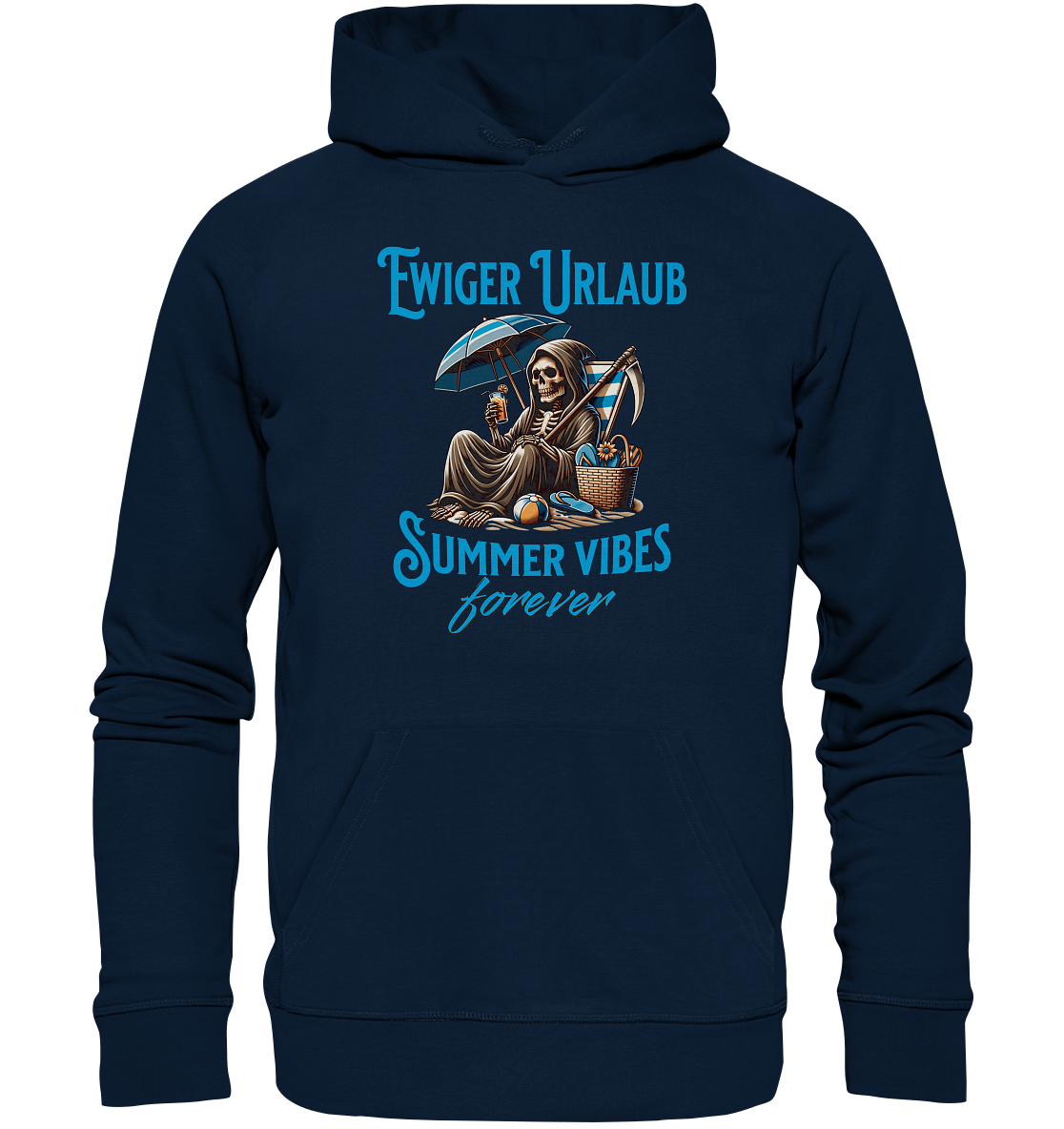 Summer Vibes forever - Organic Basic Hoodie