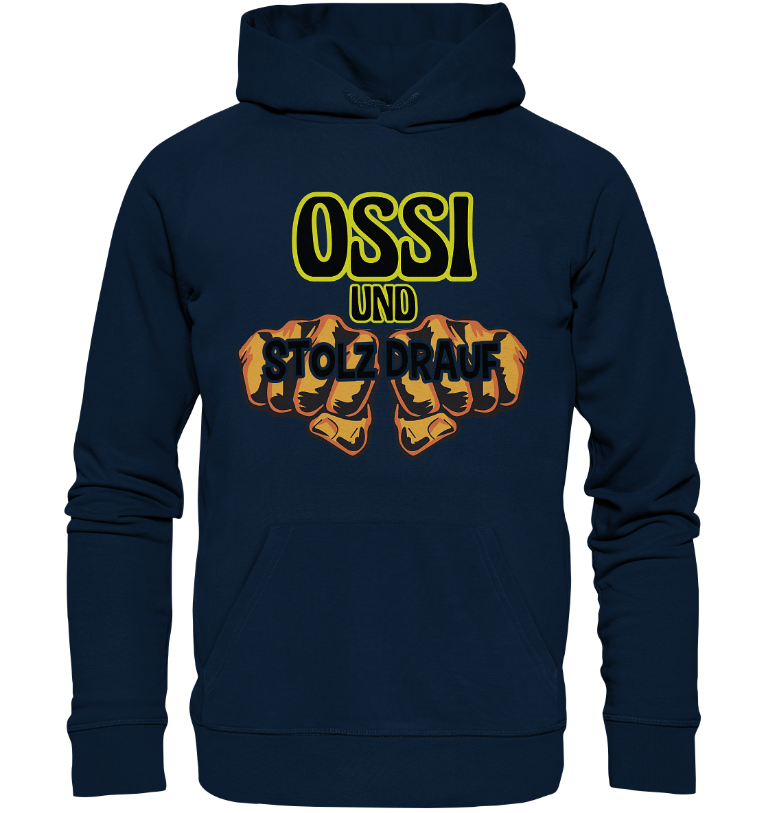 Ossi und stolz drauf - Organic Basic Hoodie