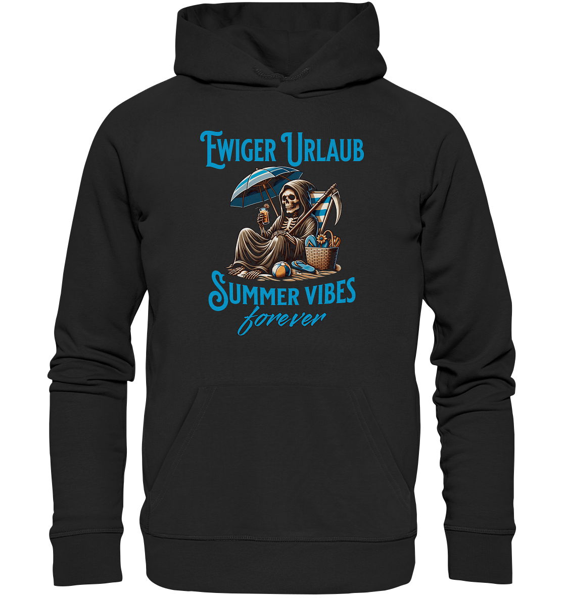 Summer Vibes forever - Organic Basic Hoodie