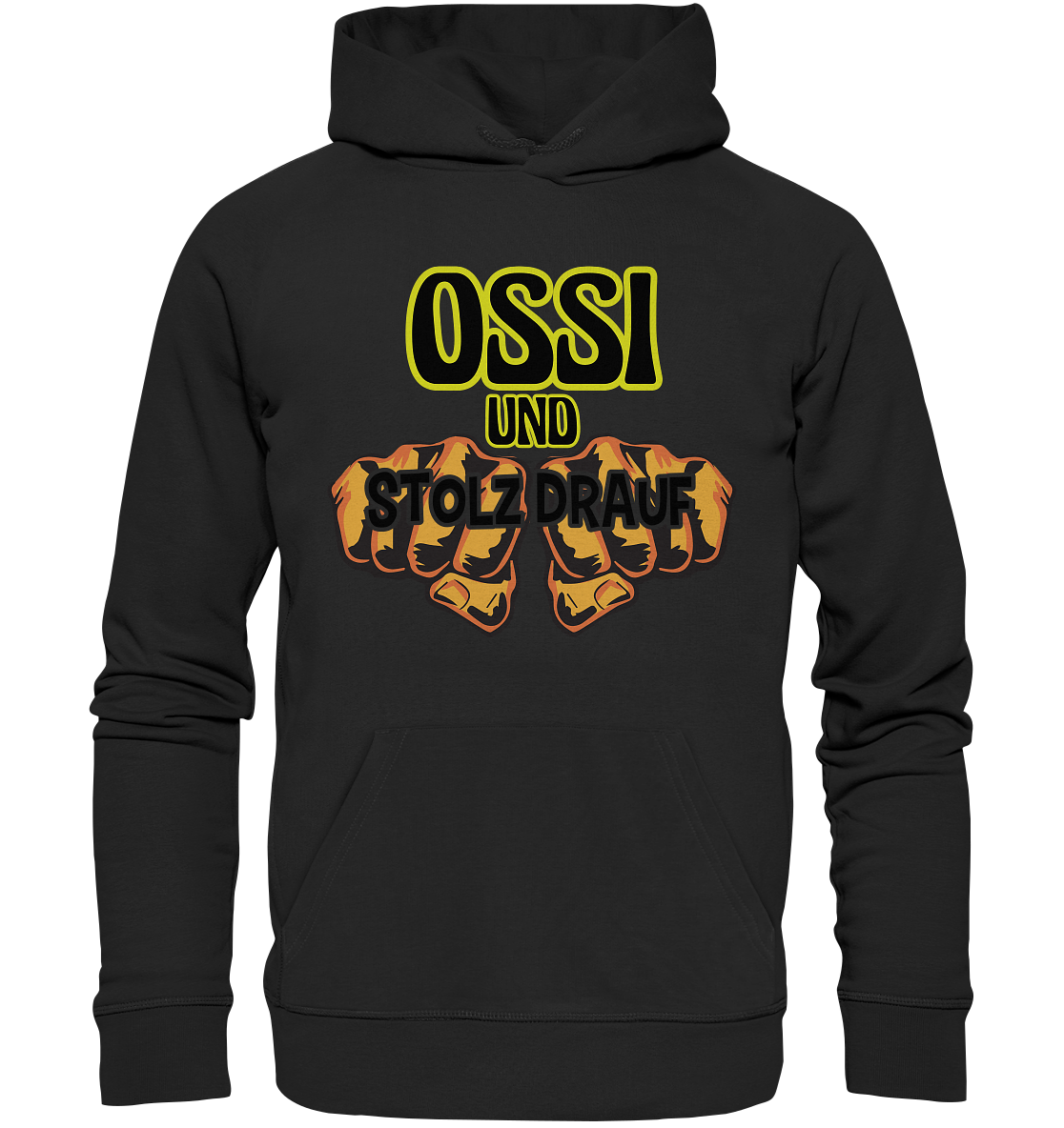 Ossi und stolz drauf - Organic Basic Hoodie