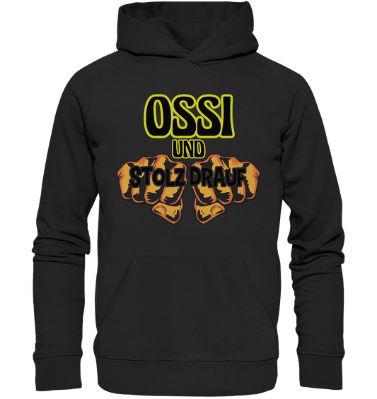 Ossi und stolz drauf - Organic Basic Hoodie