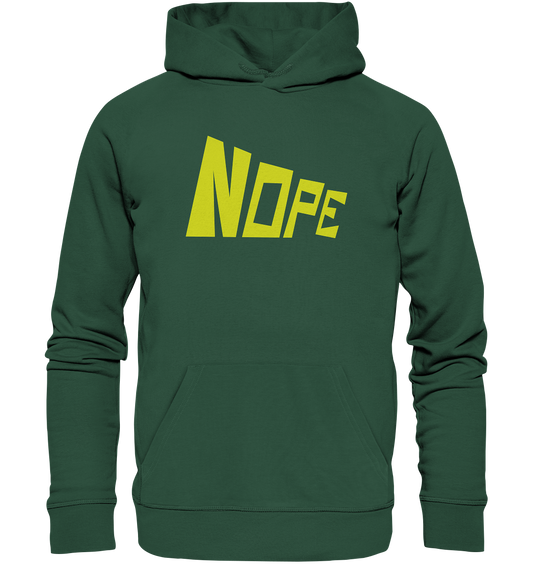 NOPE NO 2 - Organic Basic Hoodie