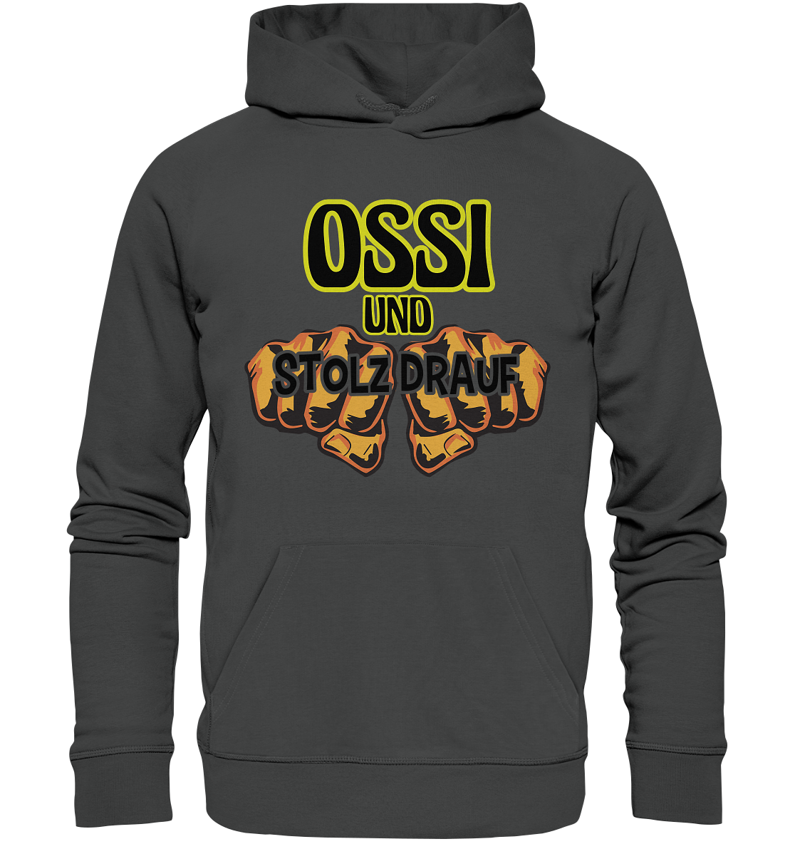 Ossi und stolz drauf - Organic Basic Hoodie