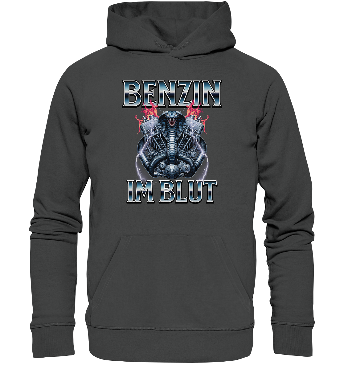 Benzin im Blut - Organic Basic Hoodie