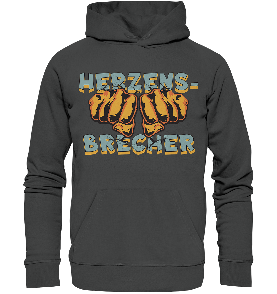 Herzensbrecher - Statement   - Organic Basic Hoodie