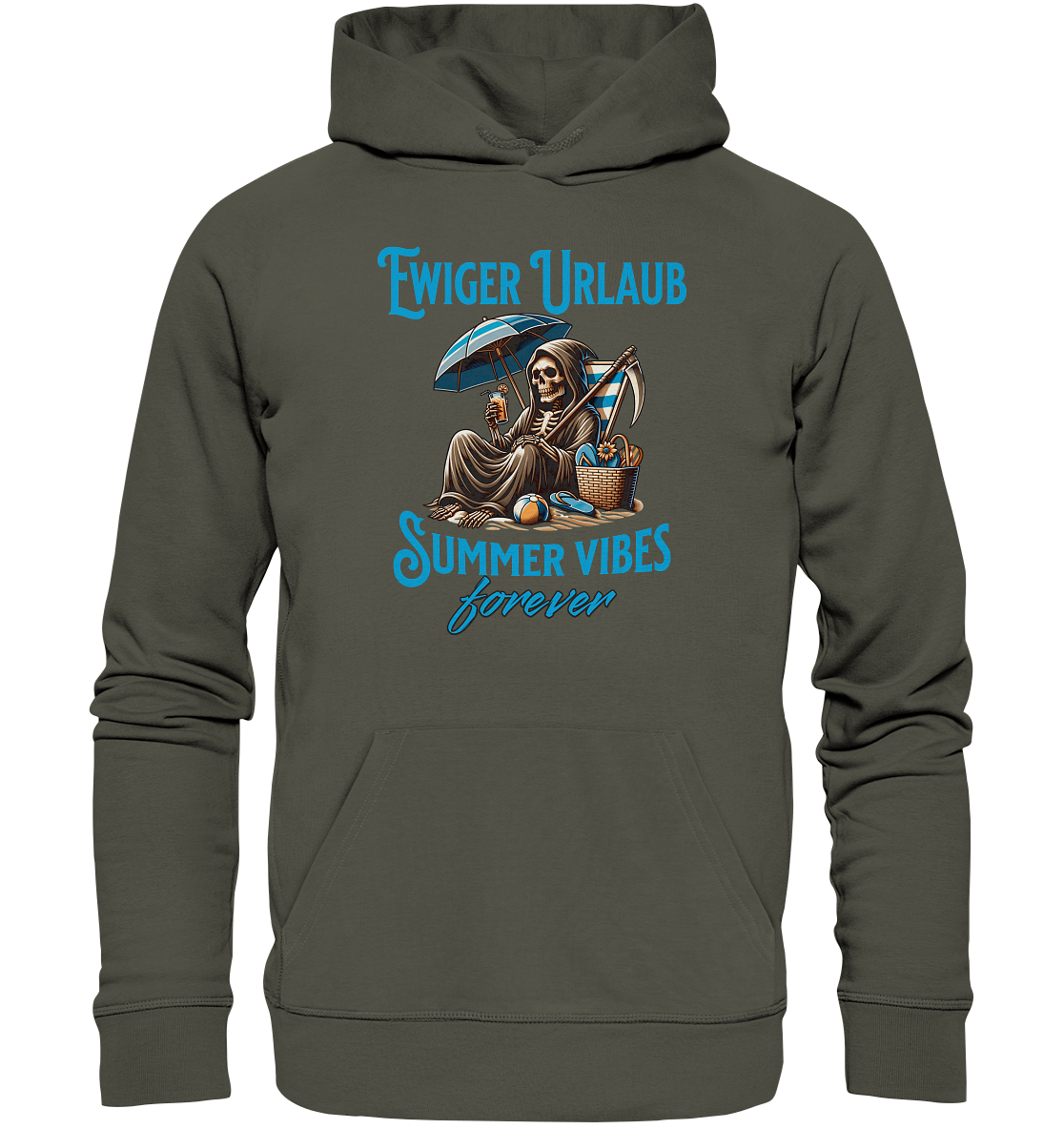 Summer Vibes forever - Organic Basic Hoodie