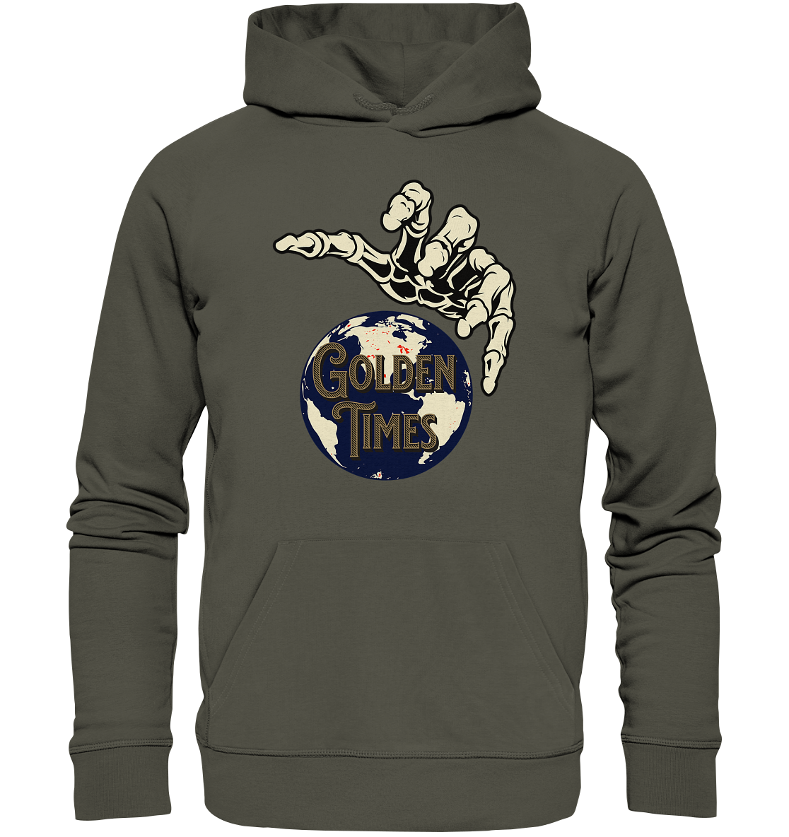 Goldene Zeiten - Cooler Aufdruck, Geile Prints - Organic Basic Hoodie