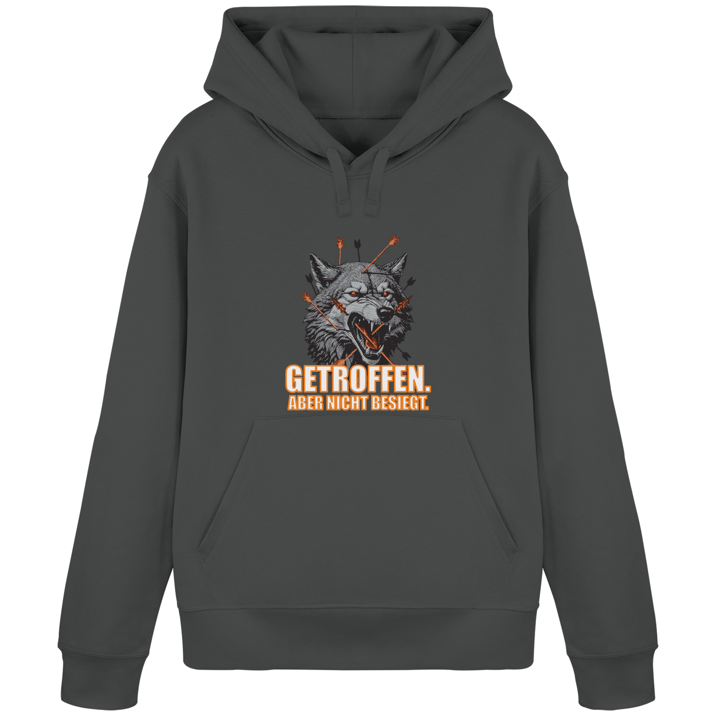 Alpha Wolf – Unbroken - Organic Basic Hoodie