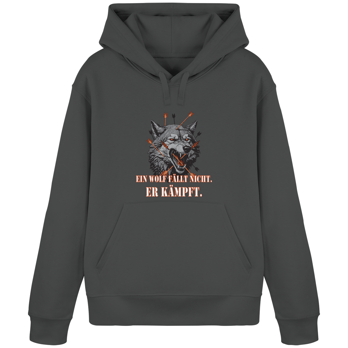 The Unbroken Wolf - Organic Basic Hoodie