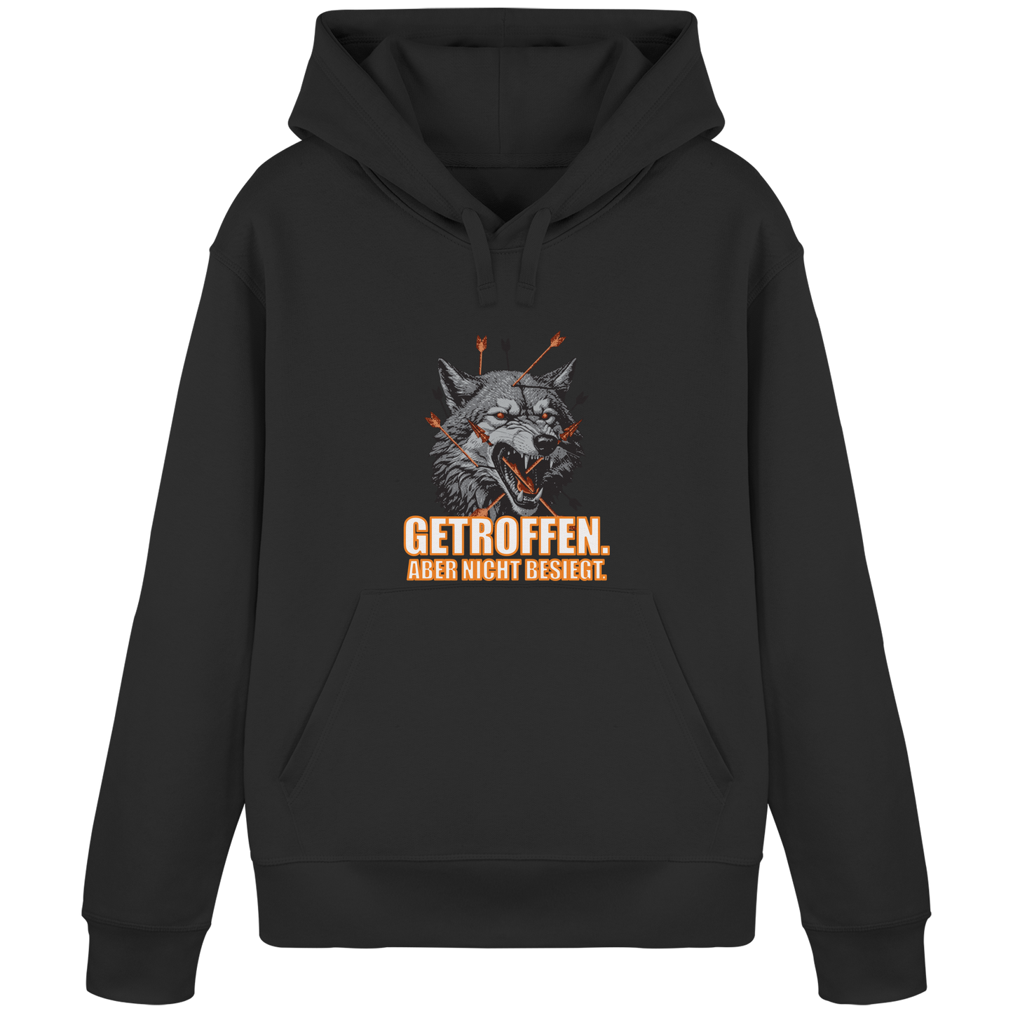 Alpha Wolf – Unbroken - Organic Basic Hoodie