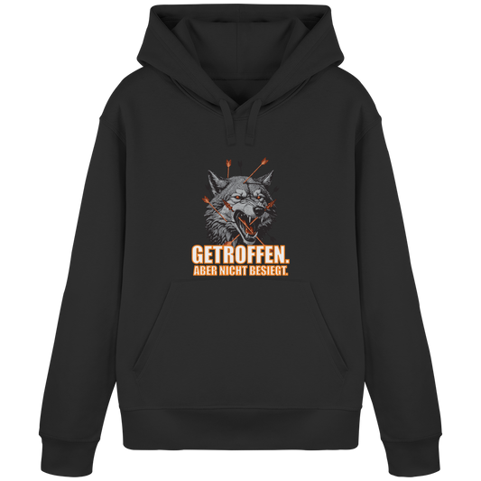 Alpha Wolf – Unbroken - Organic Basic Hoodie