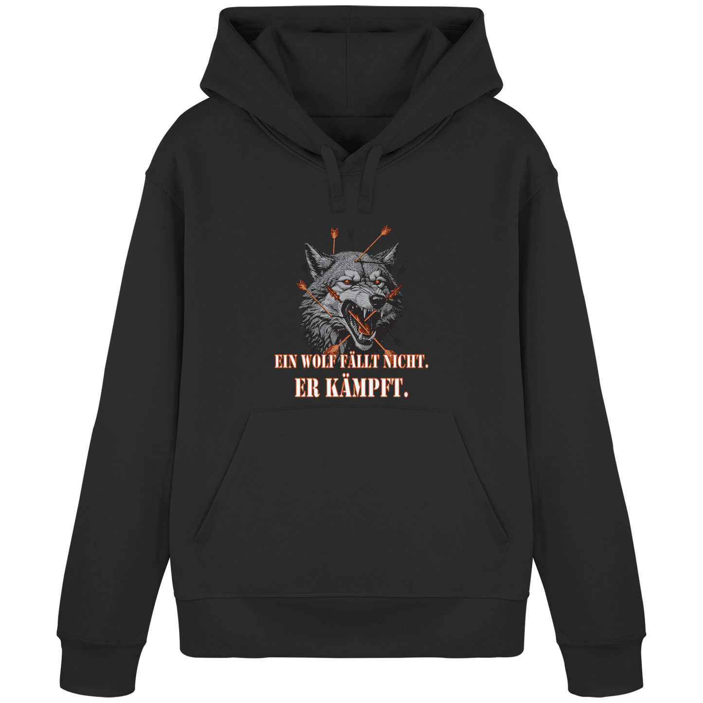 The Unbroken Wolf - Organic Basic Hoodie