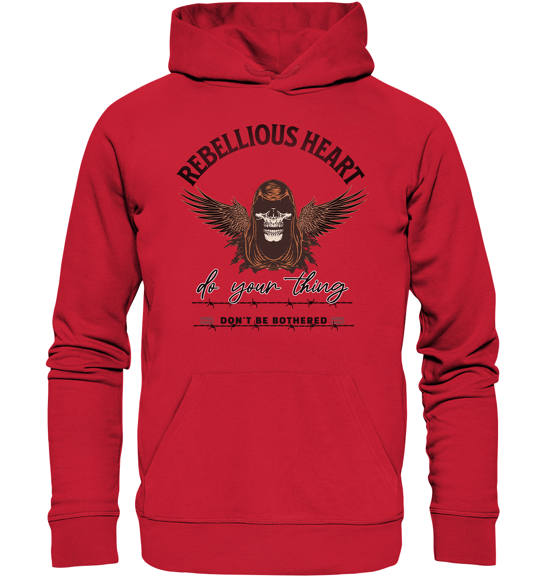 Rebellisches Herz III - Organic Basic Hoodie