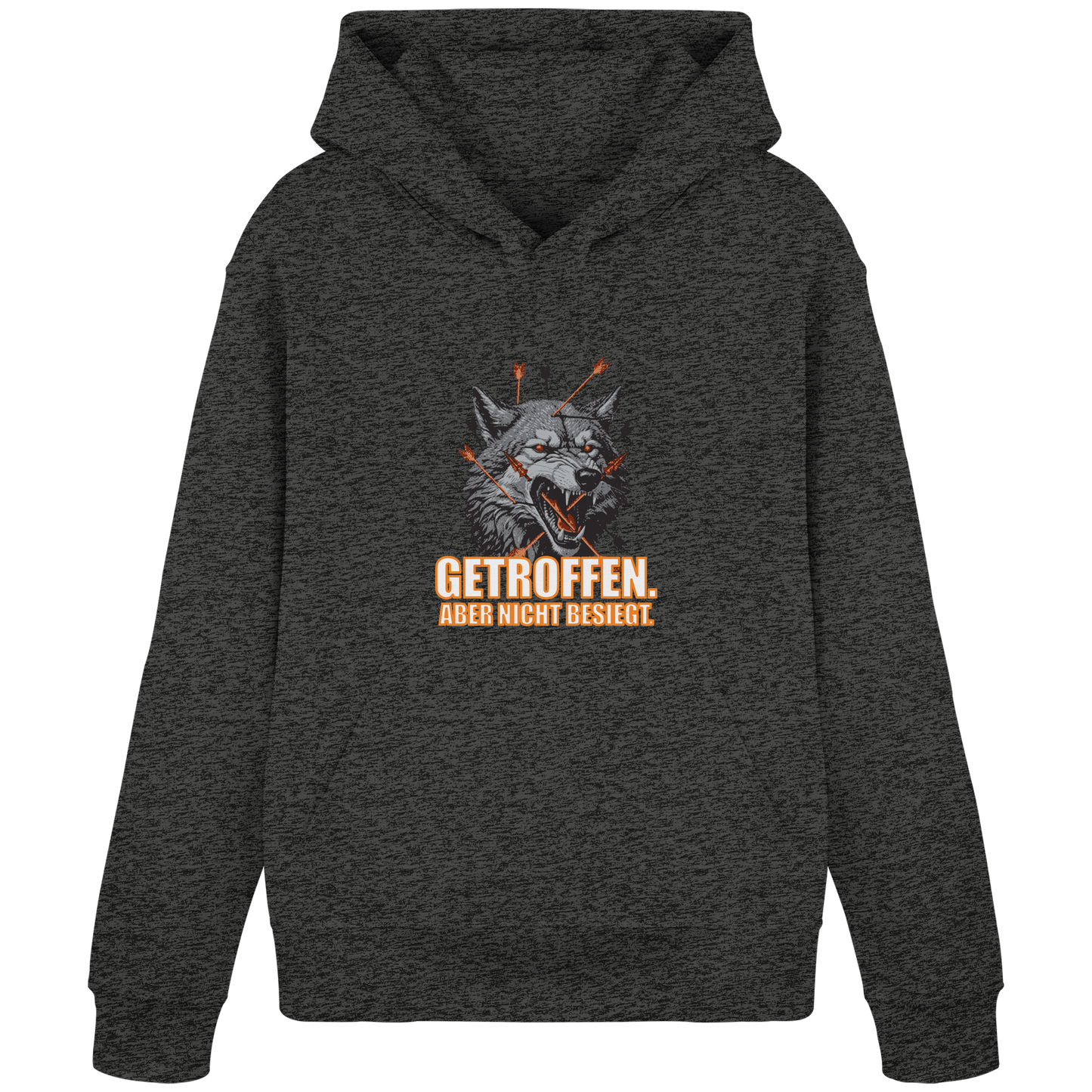 Alpha Wolf – Unbroken - Organic Basic Hoodie