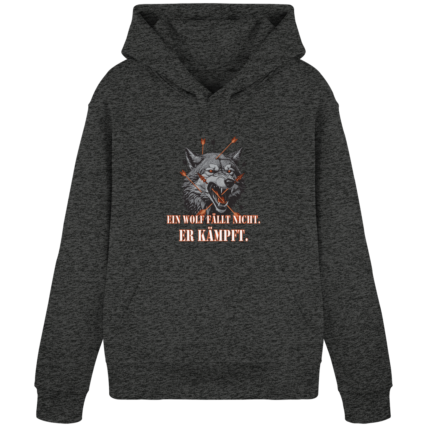 The Unbroken Wolf - Organic Basic Hoodie
