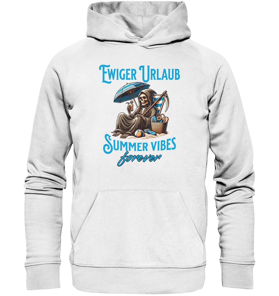 Summer Vibes forever - Organic Basic Hoodie