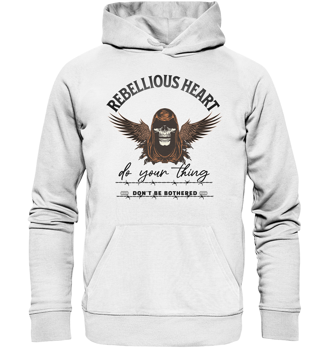 Rebellisches Herz III - Organic Basic Hoodie