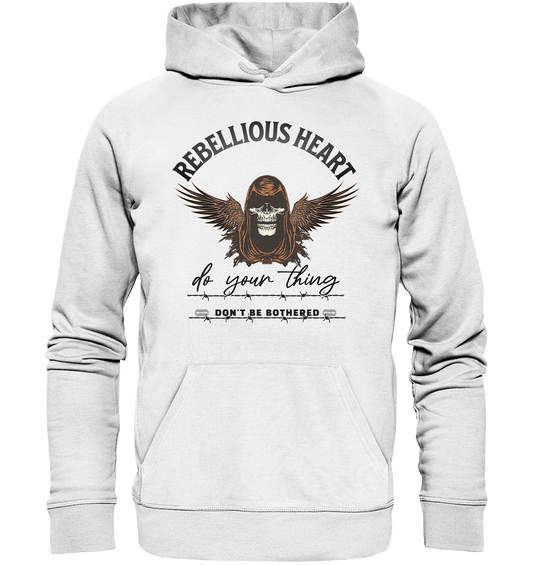 Rebellisches Herz III - Organic Basic Hoodie