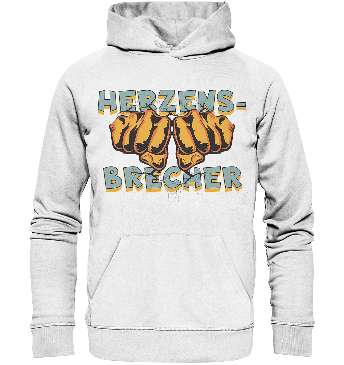 Herzensbrecher - Statement   - Organic Basic Hoodie