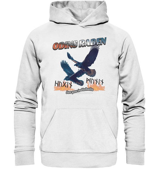 Raben Odins - Hugin und Munin - Organic Basic Hoodie