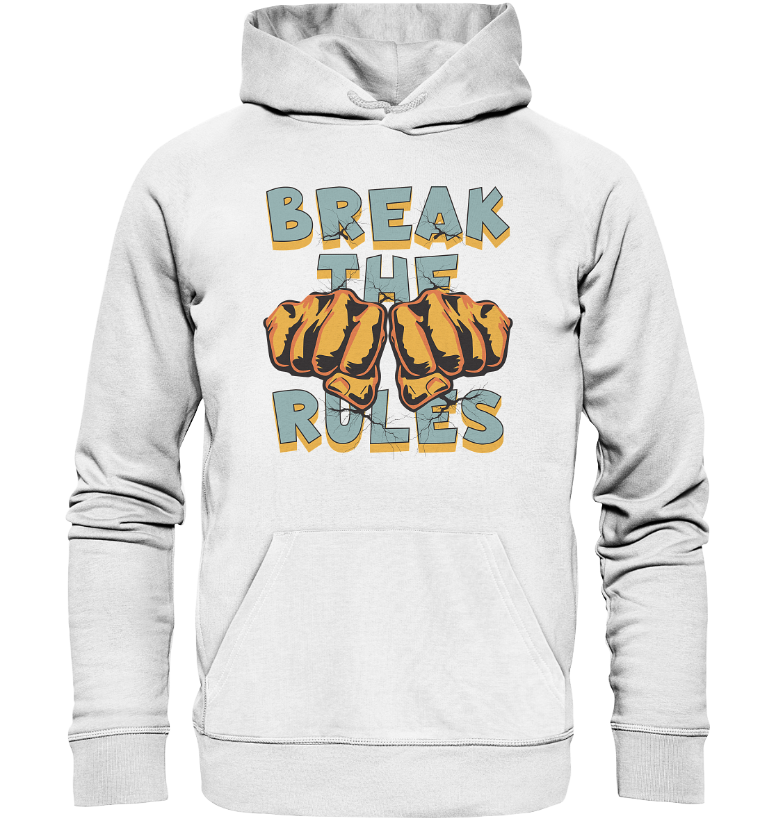 Break the Rules - Statement  - Organic Basic Hoodie