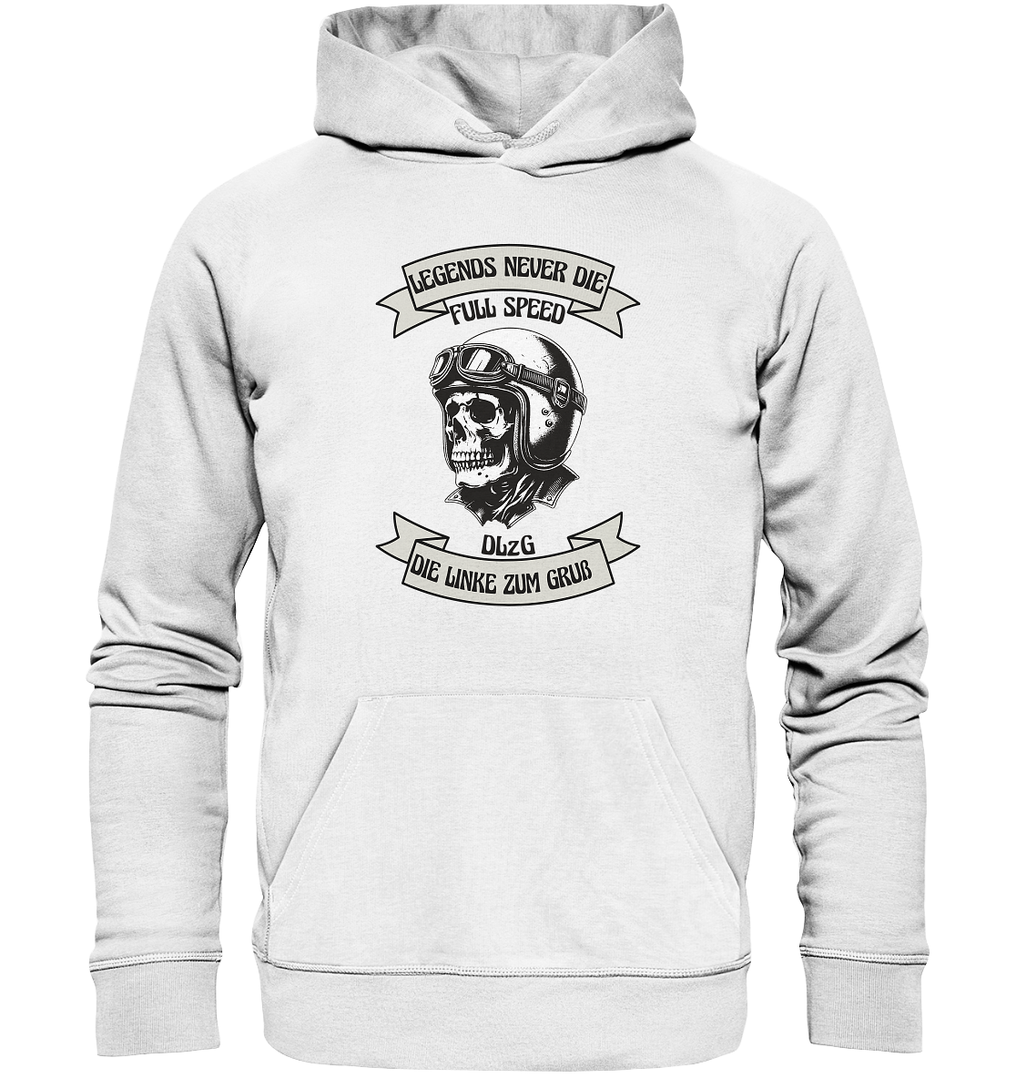 Die Linke zum Gruss - DLzG Full Speed - Organic Basic Hoodie