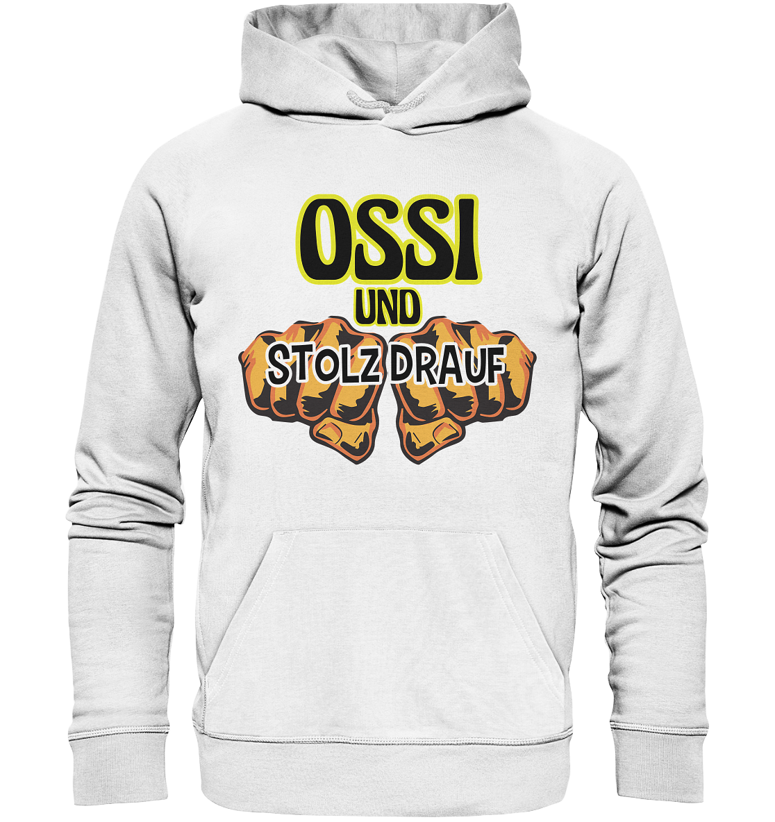 Ossi und stolz drauf - Organic Basic Hoodie