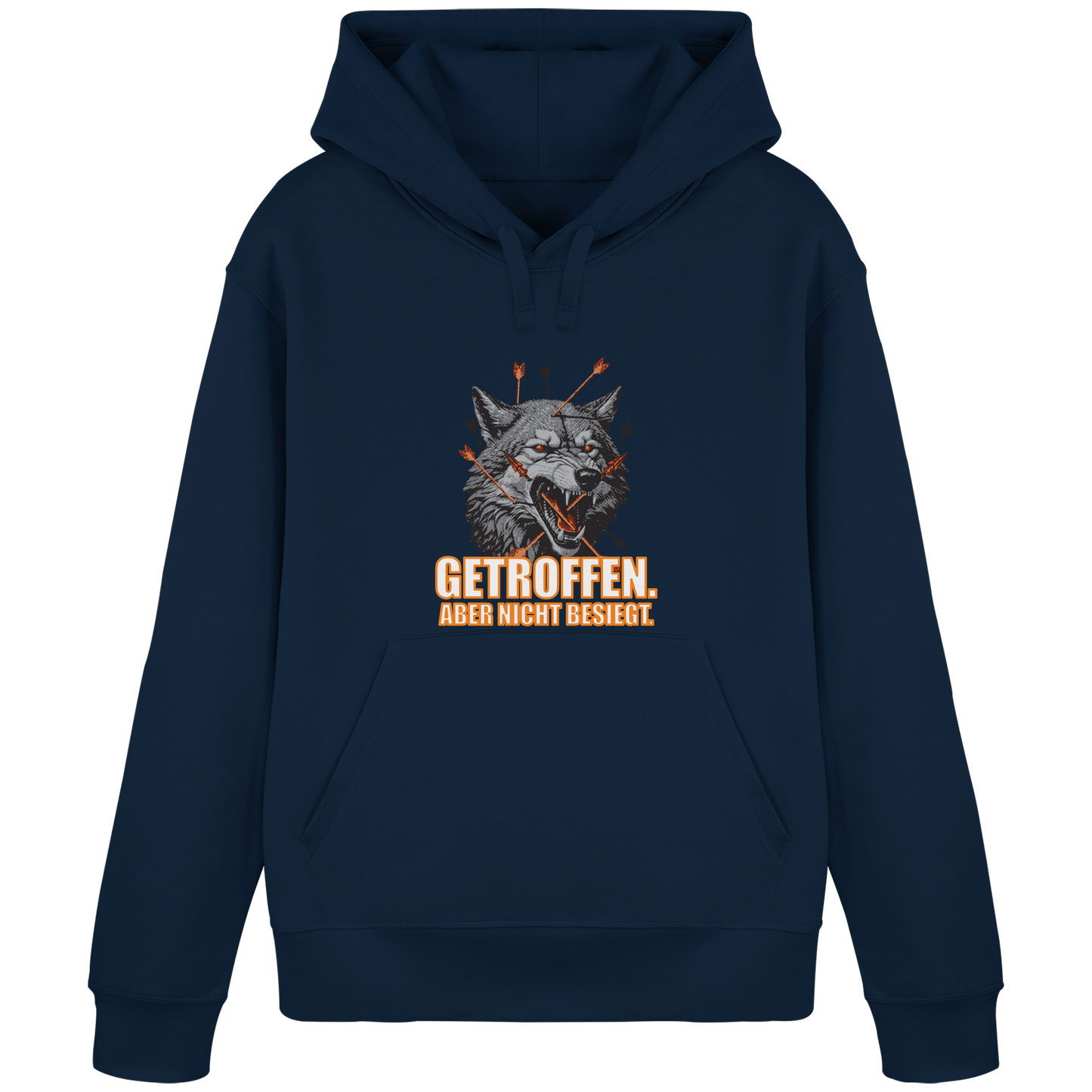Alpha Wolf – Unbroken - Organic Basic Hoodie