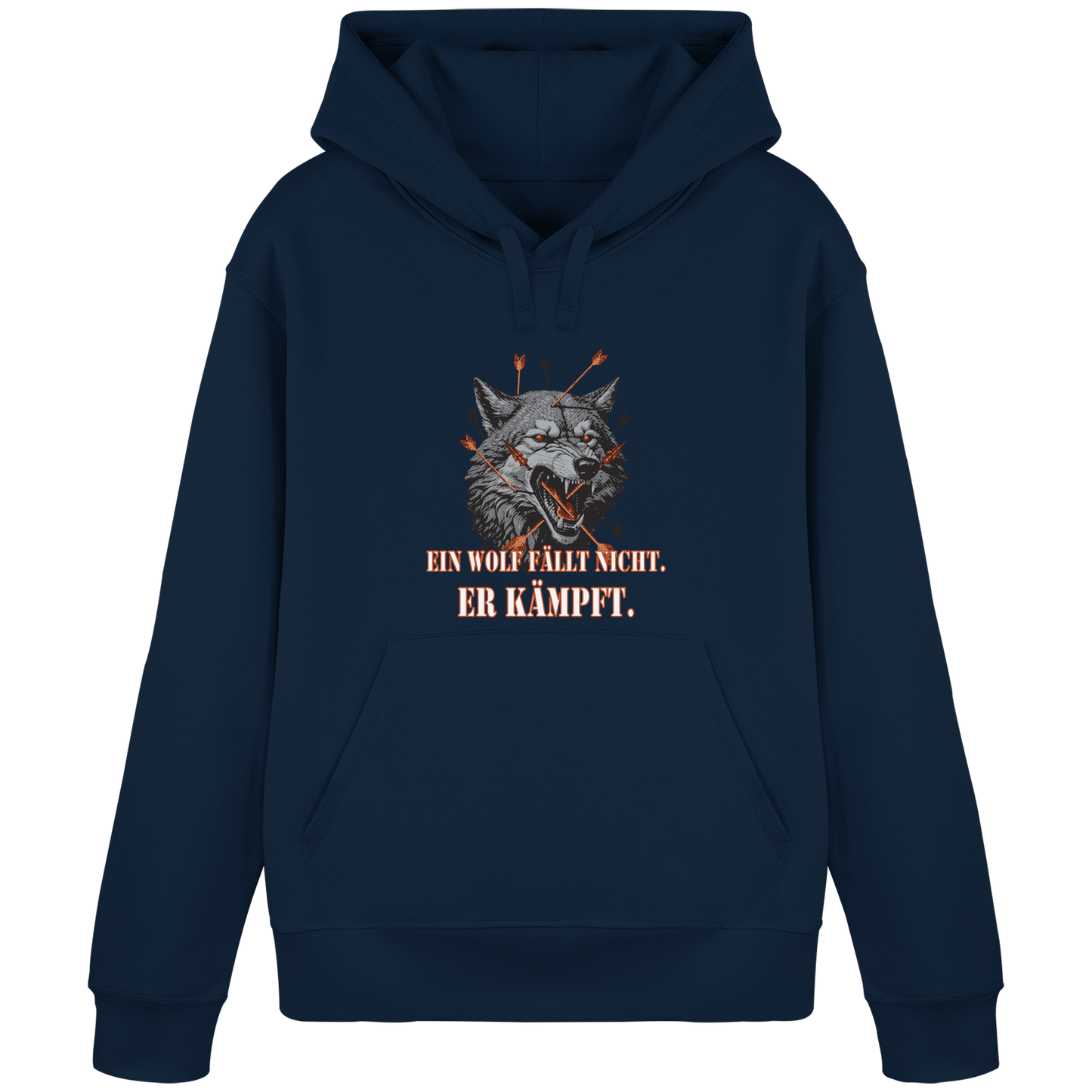 The Unbroken Wolf - Organic Basic Hoodie