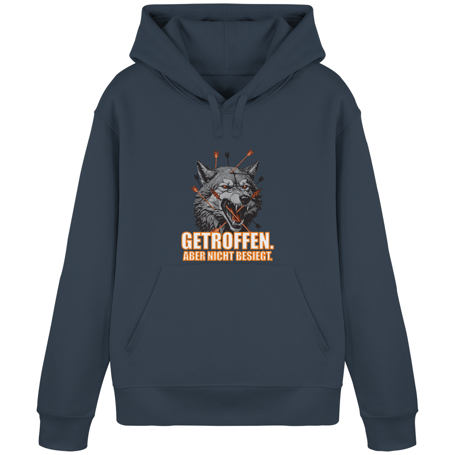 Alpha Wolf – Unbroken - Organic Basic Hoodie