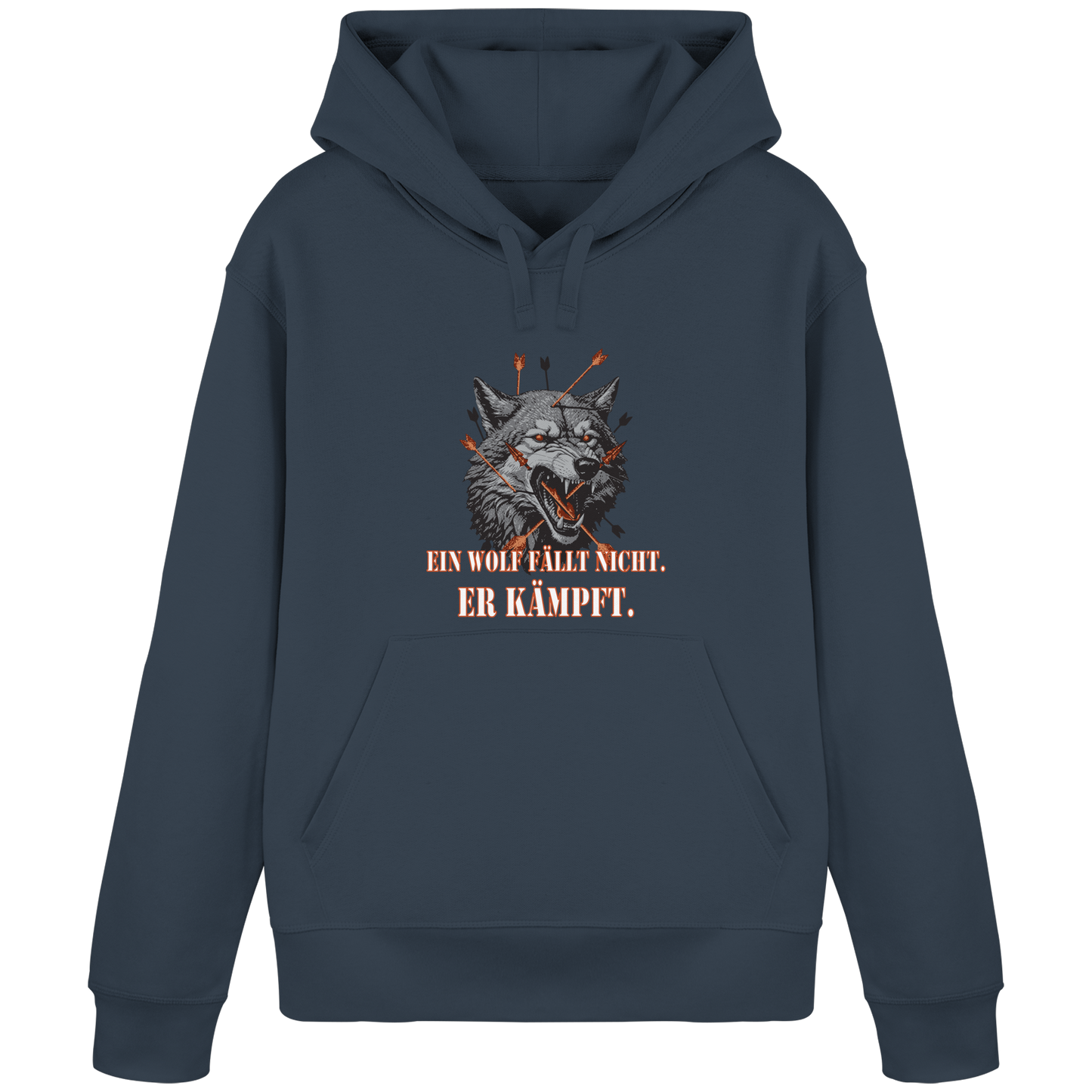 The Unbroken Wolf - Organic Basic Hoodie