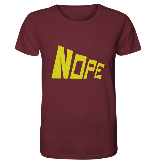 NOPE NO 2 - Organic Basic Shirt