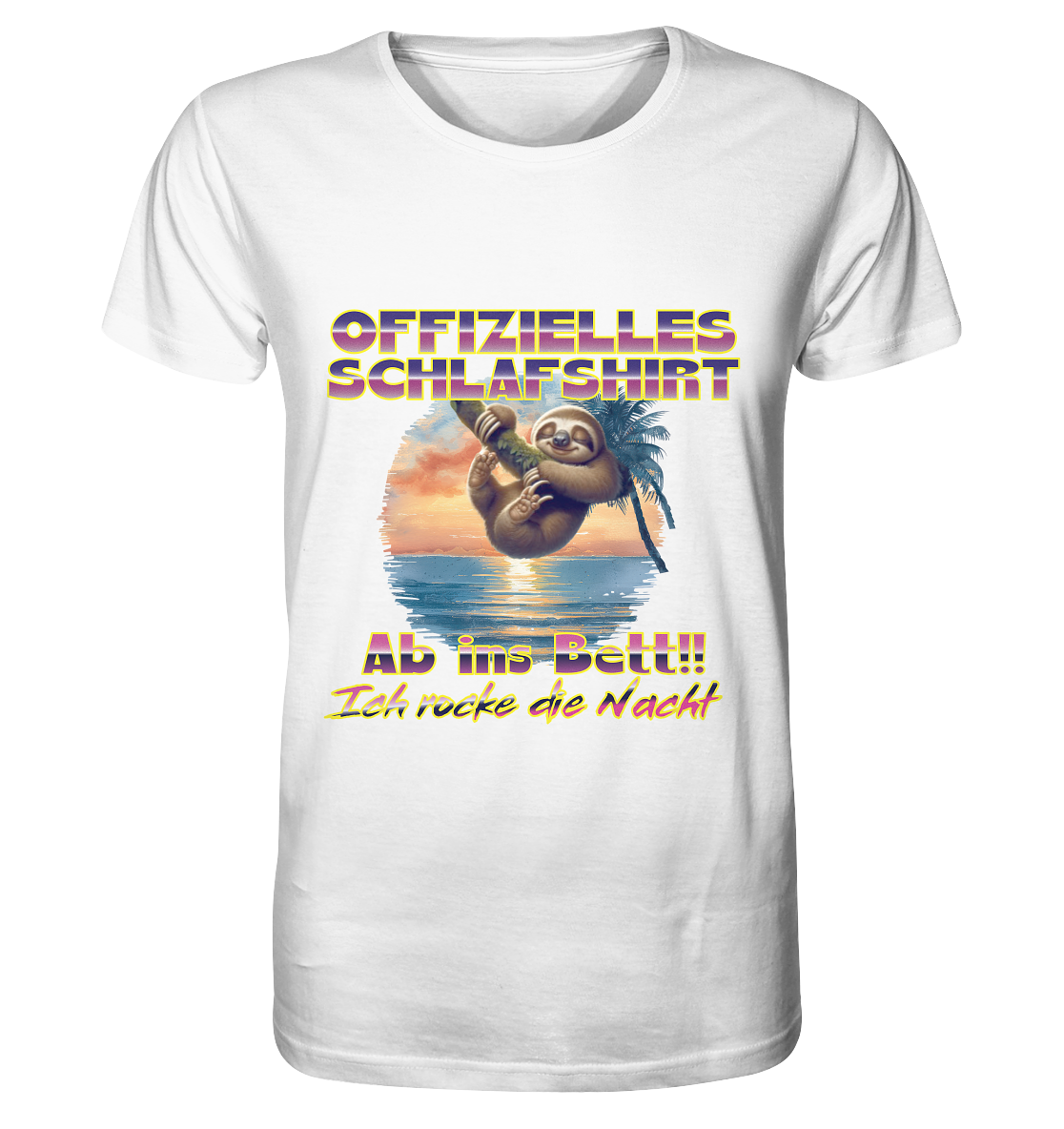 Schlafshirt - Ab ins Bett - Organic Basic Shirt