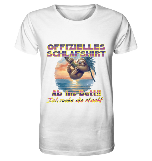 Schlafshirt - Ab ins Bett - Organic Basic Shirt