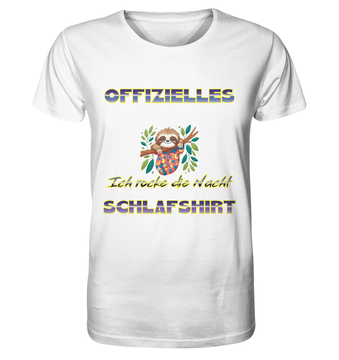 Offizielles Schlafshirt - Rocke die Nacht - Organic Basic Shirt