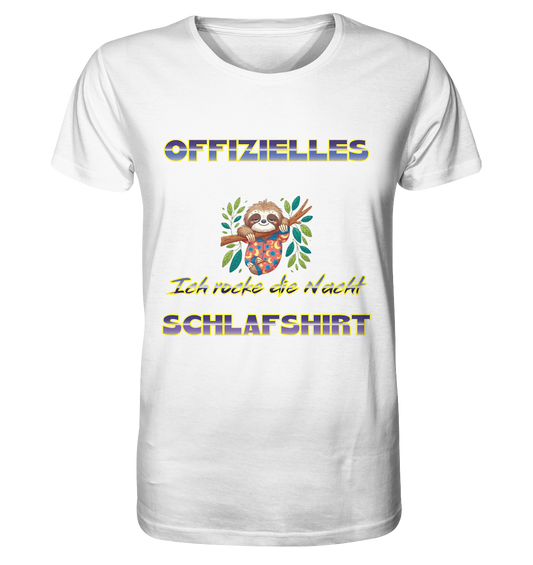 Offizielles Schlafshirt - Rocke die Nacht - Organic Basic Shirt