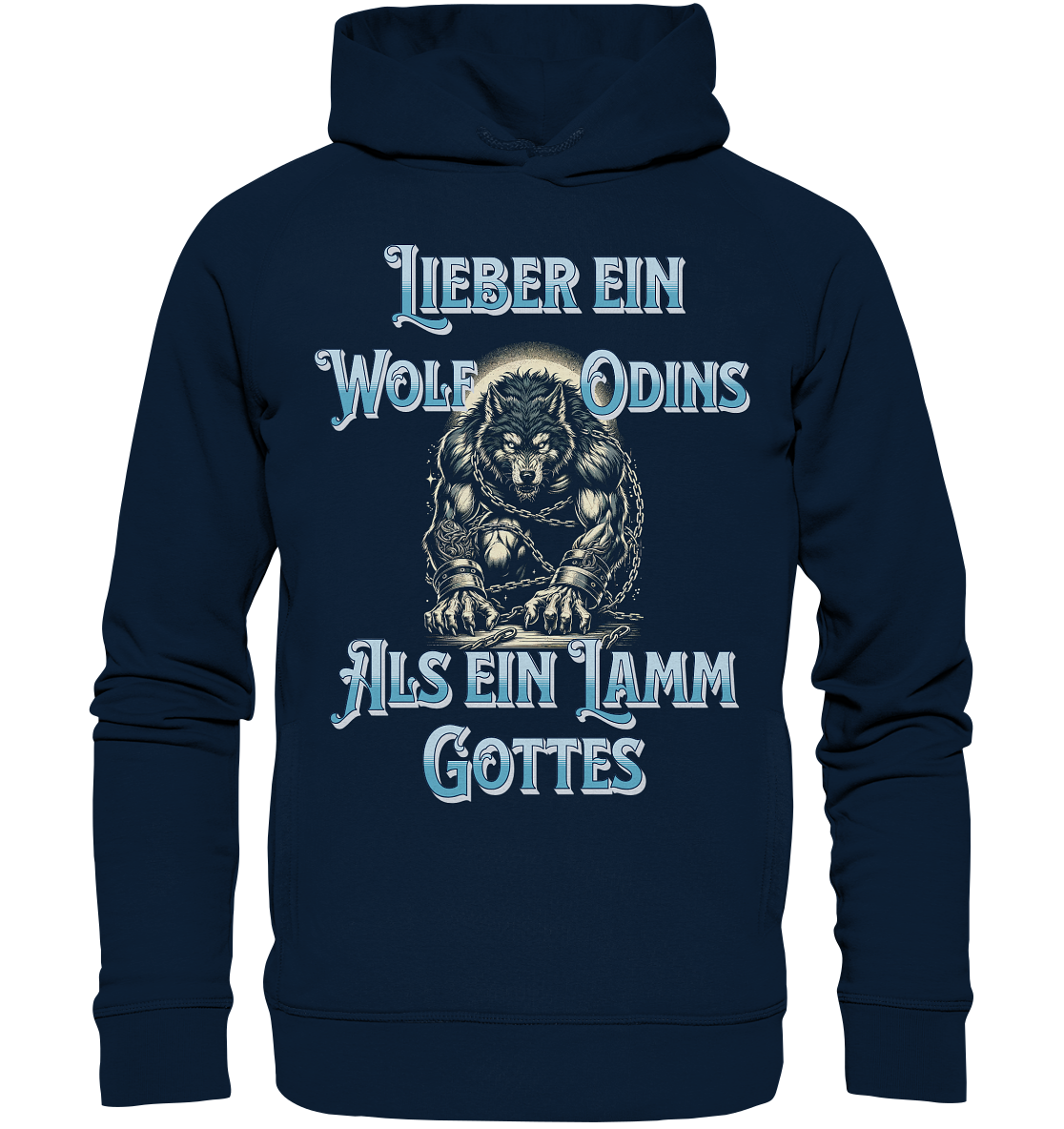 Odins Wolf | Oberteile  - Organic Fashion Hoodie