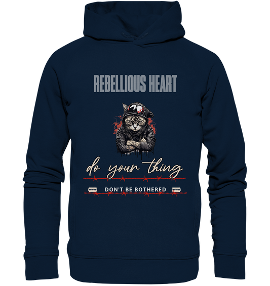 Rebellisches Herz - Organic Fashion Hoodie