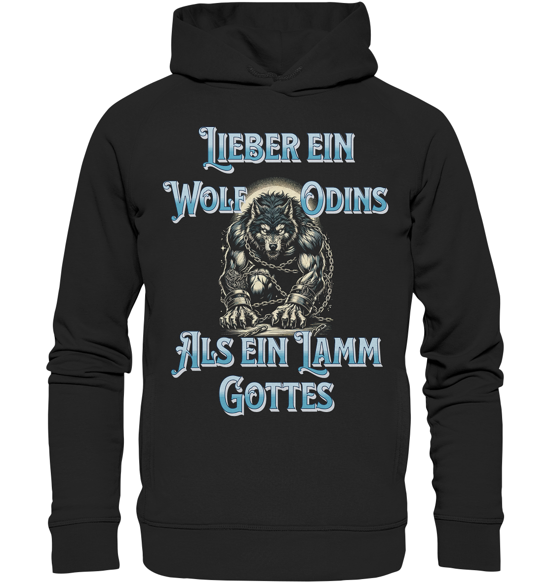 Odins Wolf | Oberteile  - Organic Fashion Hoodie