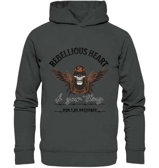 Rebellisches Herz III - Organic Fashion Hoodie