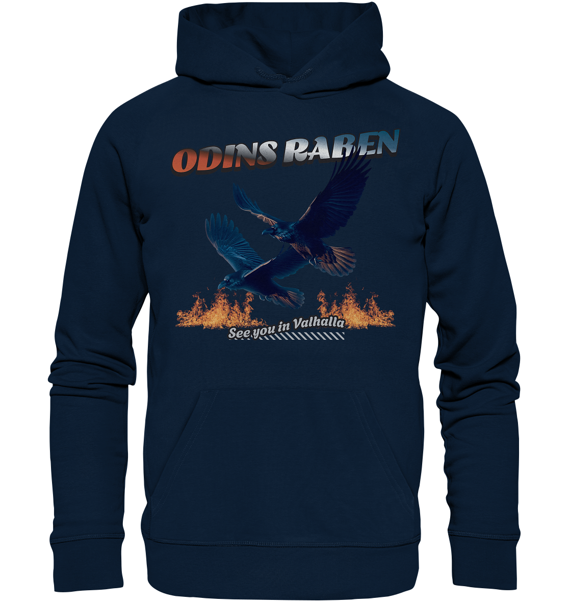 Valhalla Odins Raben - Organic Hoodie