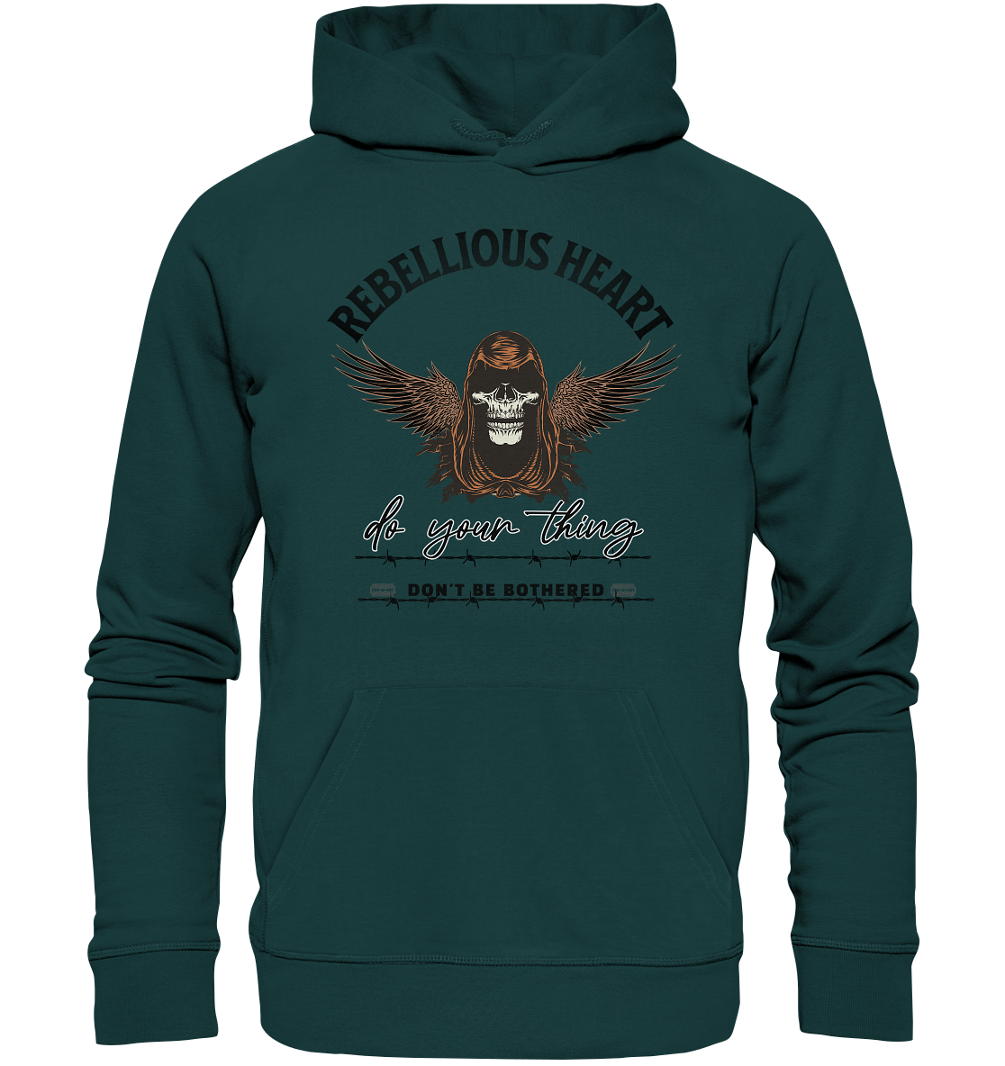 Rebellisches Herz III - Organic Hoodie