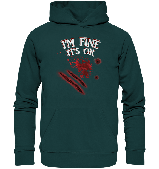 I'm fine - Organic Hoodie